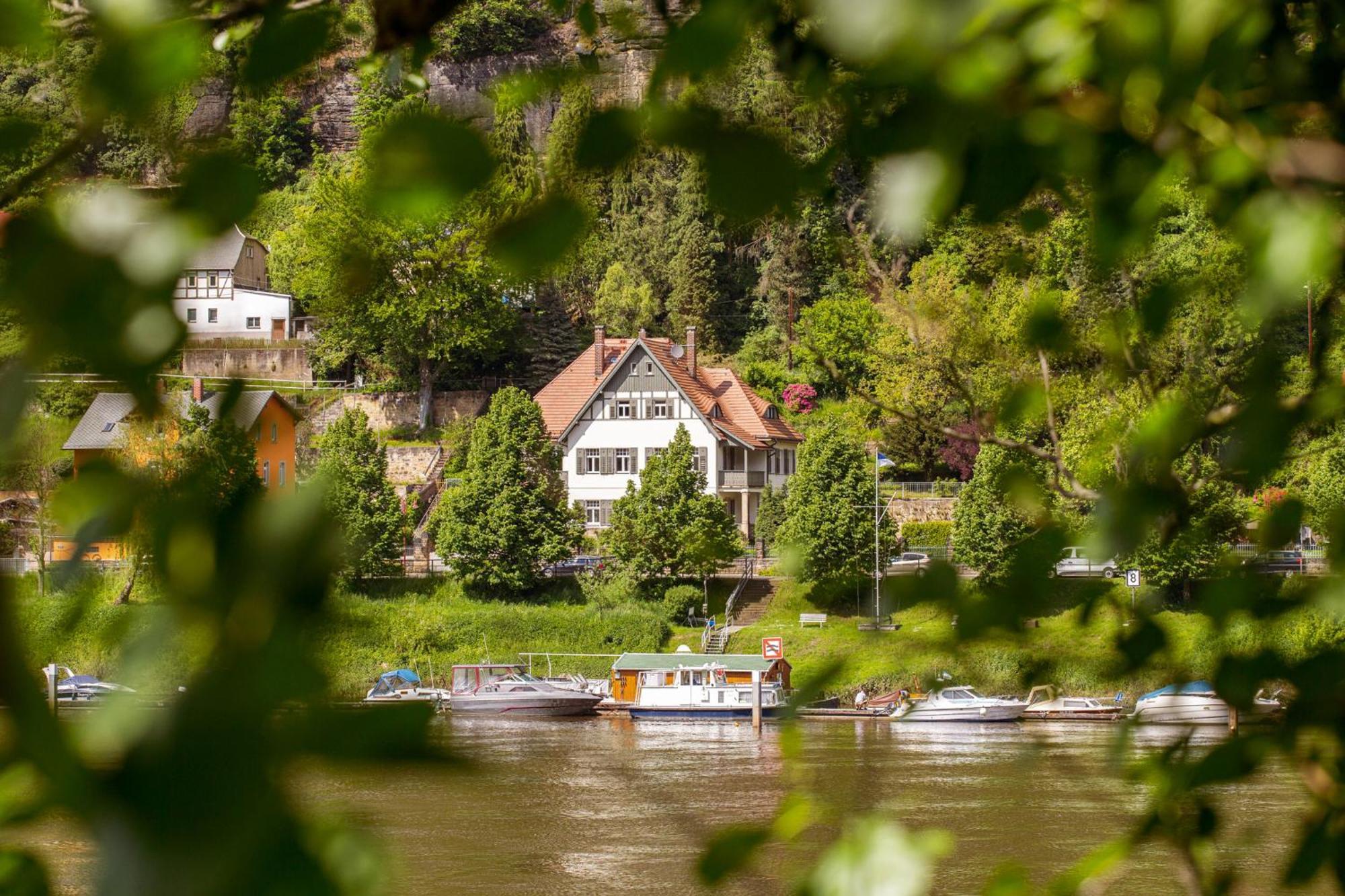 Villa Elbufer Bad Schandau Exterior foto