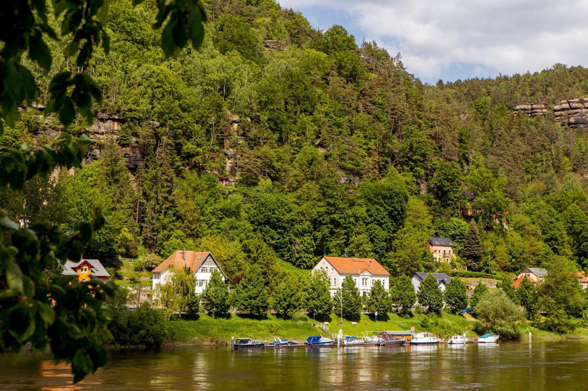 Villa Elbufer Bad Schandau Exterior foto